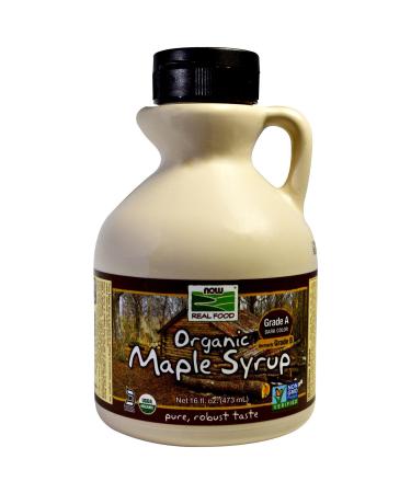 Now Foods Maple Syrup Grade A Dark Color 473ml