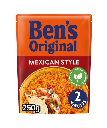 BEN'S ORIGINAL Mexican Style Microwave Rice Pouch 250g - Serves 2