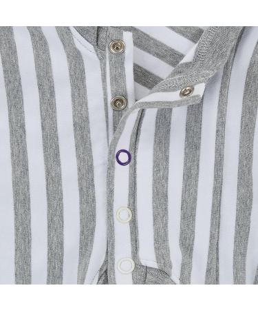 Kaycey Special Needs Clothing: Short Sleeve Bodysuit for Children 15-16 Years - Grey/White - Buy Online on SooperMarket.com
