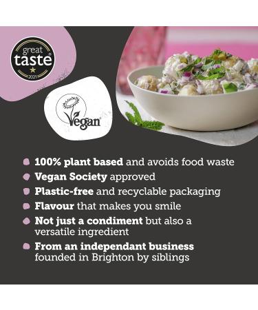 BeSaucy Black Truffle Mayonnaise 180g Glass Jar - Vegan Friendly Spread, Dip, Mash Stir-In and Pasta/Pizza Partner, UK-Made - Buy Online on SooperMarket.com