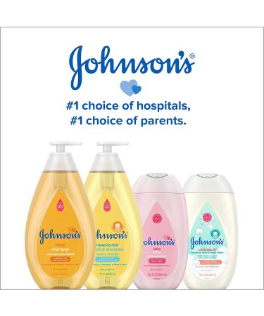 Johnson's Baby Lotion with Coconut Oil - 27.1 fl. oz | Hypoallergenic, Paraben-Free, Gentle Hydration - Buy Online on SooperMarket.com