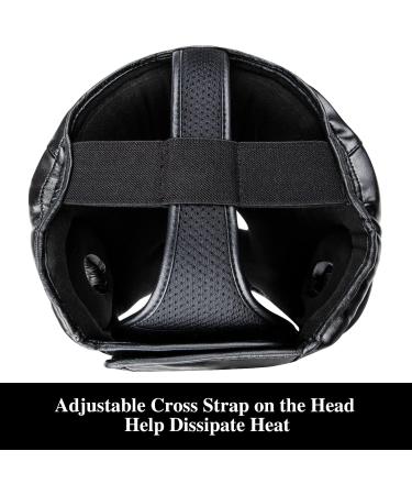 FitsT4 Boxing Headgear | Sparring Head Guard for Martial Arts Training | PU Leather | Large-X-Large - Buy Online on SooperMarket.com