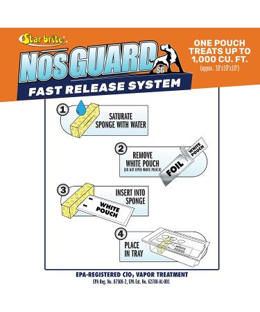 STAR BRITE Mildew Odor Control - Fast Release System - Ideal for Boat, RV, Auto & Cabins - Permanently Remove Odor in 4-6 Hours | 89970 - Buy Online on SooperMarket.com