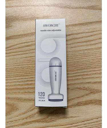 Derma Stamp Adjustable Professional Microneedling Pen Derma Roller with 120 Real Needles Dermapen Microneedling Roller for Face Body Hair Dermastamp 0.5 1 1.5 2 mm for Women Men - Buy Online on SooperMarket.com