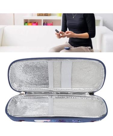 SHYEKYO Insulin Cooling Carrying Case - Waterproof Insulin Cooler Travel Case for Diabetics - EVA Material - Begonia Flower Color - Buy Online on SooperMarket.com