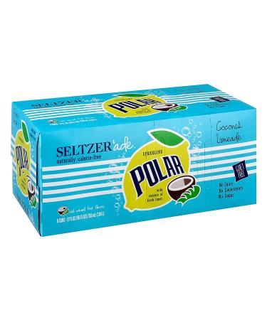 Polar Seltzer'ade Coconut Limeade - 12 fl oz Cans (8 Pack) - Buy Online on SooperMarket.com