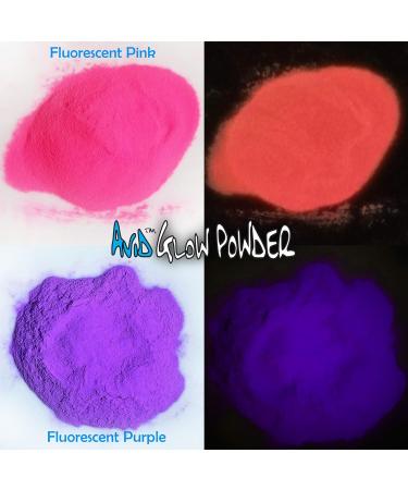 Glow Powder Pigment Variety - 6 Colors Fluorescent Pack for Resin, Slime, Nail Polish - 3.2oz/90g Total | Glow in The Dark Pigment Powder - Strontium Aluminate 6 Pack - Buy Online on SooperMarket.com
