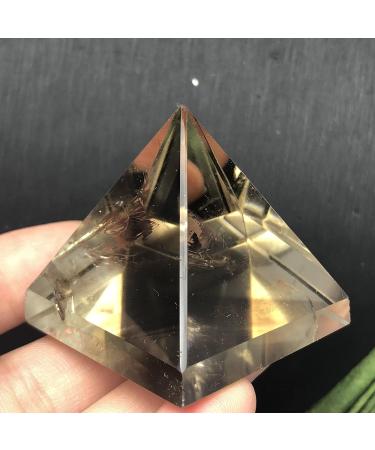 FUERLI Natural Color Gum Tawney Pyramid gem Suitable for Home Decoration Can be Used for HOMEZHOU - Buy Online on SooperMarket.com