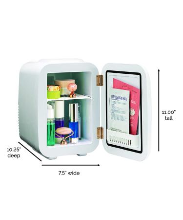 Finishing Touch Flawless Mini Beauty Fridge - White 4L | Skincare and Makeup Cooler - Buy Online on SooperMarket.com