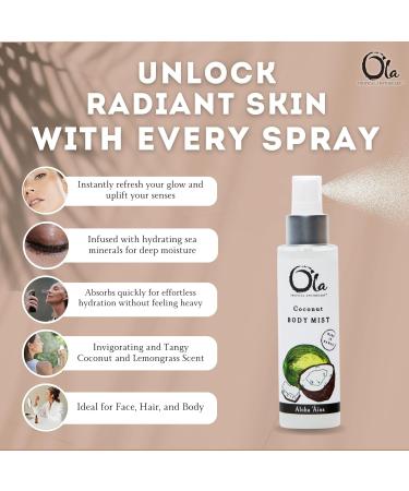 Ola Tropical Apothecary Coconut Scented Deep Sea Mist - 2 Fl Oz Coconut 2 Fl Oz (Pack of 1) - Buy Online on SooperMarket.com