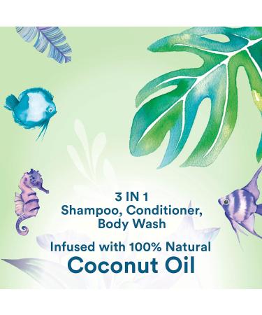 Suave Kids Naturals 3-in-1 Shampoo Conditioner Body Wash with Coconut Oil - Tear-Free Formula for Kids - 16.5 oz - Buy Online on SooperMarket.com