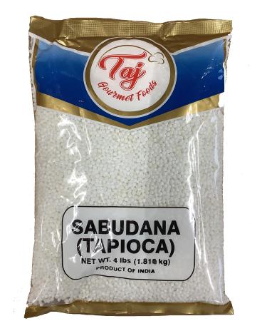 TAJ Sabudana (Sago Tapioca) Sabhudana, Sago, Sabudana Pearls, 4lbs