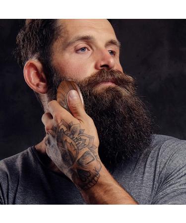BFWood Boar Bristle Beard Brush - Premium Black Walnut Military Style - Buy Online on SooperMarket.com