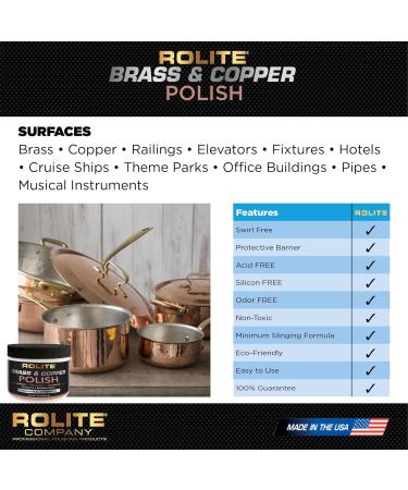 Rolite Brass & Copper Cleaner & Polish Combo Pack (1lb) - Ultimate Shine for All Metal Surfaces - Buy Online on SooperMarket.com