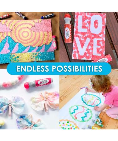 Washable Dot Markers 16 Pack with Activity Sheets - Kids Arts & Crafts Kit with Glitter - Toddler & Preschool Supplies - Buy Online on SooperMarket.com