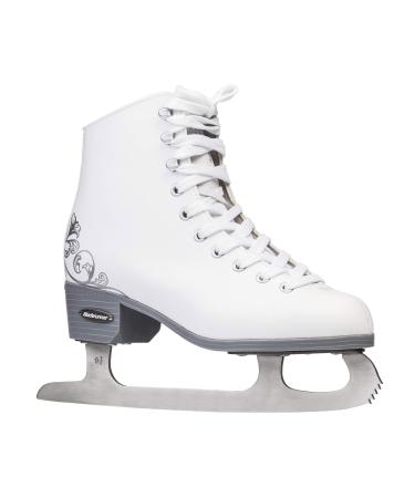 Bladerunner Ice by Rollerblade Allure Girls Figure Skate, White, Ice Skates Junior Size 12J