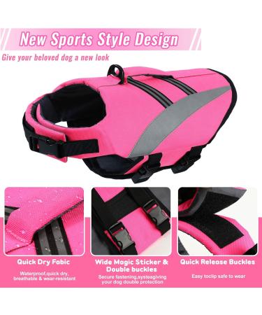 Alagirls Small Dog Rescue Vest - Adjustable Ripstop Safety Preserver with High Buoyancy for Dogs - Buy Online on SooperMarket.com