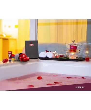 Birthday Gifts for Her | Spa Bath Gift Basket with Red Rose & Jasmine | Essential Oils Soaps Hand Lotion & Stuffed Bear - Buy Online on SooperMarket.com