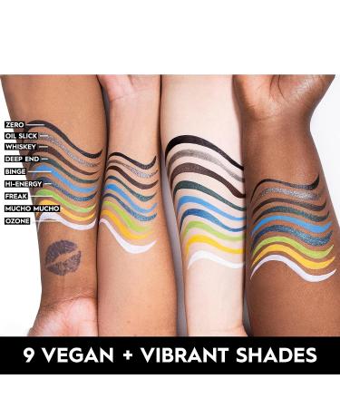 Urban Decay 24/7 Inks Liquid Eyeliner Pen - Water-Resistant, Smudge-Resistant, All Day Wear - Vegan Formula - Precision Tip - Oil Slick (Gunmetal Shimmer) - Buy Online on SooperMarket.com