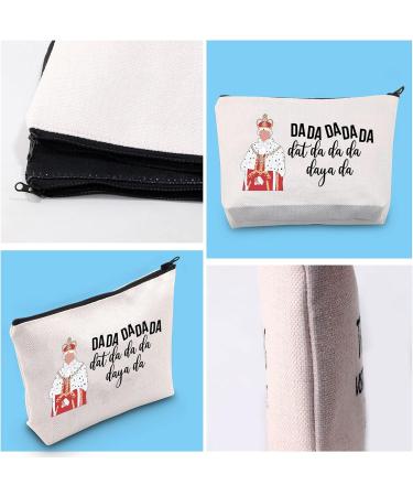 Funny Hamilton Gift: King George III Da Da Da Dat Da Makeup Bag for Hamilton Lovers - Buy Online on SooperMarket.com