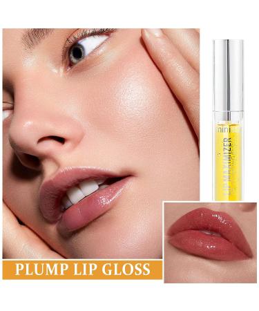QIUFSSE Lip Plumper Gloss - Hydrating, Plumping, and Anti-Aging Lip Care for Softer, Fuller Lips - Natural Lip Plumping Gloss - Buy Online on SooperMarket.com