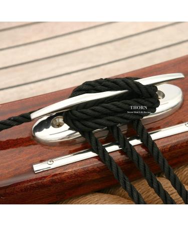 Thorn Boat Folding Cleat 4-1/2 Inch Stainless Steel - Marine Dock Cleat (1pcs) - Buy Online on SooperMarket.com