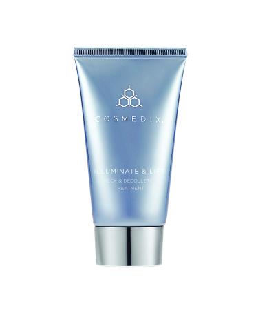 COSMEDIX Illuminate & Lift Neck Cream- Age-Defying Moisturizer for Firming Smoothing & Reducing Hyperpigmentation- Advanced D collet Skincare with Conditioning Formula- Age Spot Reduction 1.7 oz