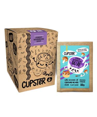 Mill & Folks Cupster Instant Forest Mushroom Soup 10pack (10x22g) | Vegan & Gluten-Free