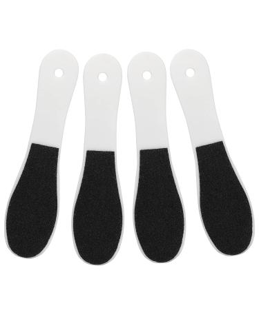 WLLHYF 4 Pieces Pedicure Foot File Double Sided Foot File Foot Callus Remover Foot Scrubber Plastic Surface Professional Scrub Sand Tool for Women Men Dead Skin Cracked Feet Remove Hard Skin