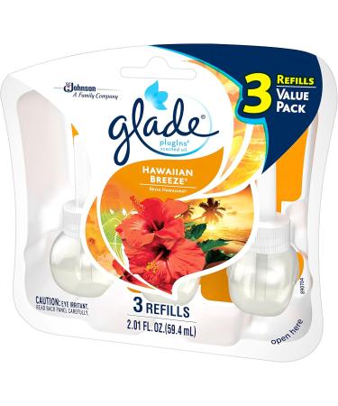 Glade PlugIns Refills Air Freshener Starter Kit | Hawaiian Breeze - 2 Warmers & 6 Essential Oil Refills for Home & Bathroom | Shop Internationally - Buy Online on SooperMarket.com