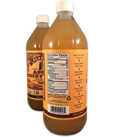 Clarke's Raw Unfiltered Apple Cider Vinegar - 100% Natural and Organic - Buy Online on SooperMarket.com