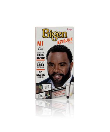 Bigen EZ Colour for Men Permanent Colour for Hair and Beard M1 - Jet Black
