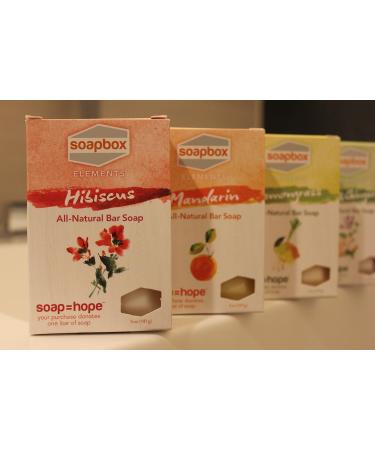 Buy SoapBox All-Natural Hibiscus Bar Soap - 5 oz - International Shipping Available - Buy Online on SooperMarket.com