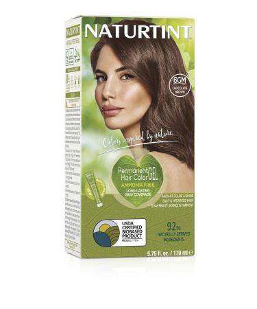 Naturtint Permanent Hair Color 6GM (Formerly 6.7) Chocolate Blonde (Pack of 1)  Ammonia Free  Vegan  Cruelty Free 6GM Chocolate Brown