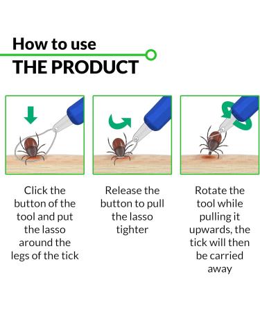 Mydaisy Tick Loop for Dogs - Easy-to-Use Tick Remover for Dogs Cats & Horses - Effortlessly Remove Nymph & Adult Ticks - Essential Tick Pliers - Buy Online on SooperMarket.com