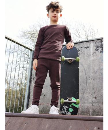 DreamBuy 20 Colours Ribbed Pyjama/Tracksuit/Loungewear | Unisex 4-5 Years Aubergine | Boys, Girls, Women, Men - Buy Online on SooperMarket.com