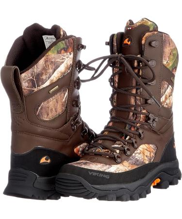 Viking Men's Villrein II Camo GTX Hunting Boots - Dark Brown Camouflage 41 EU | International Shipping - Buy Online on SooperMarket.com