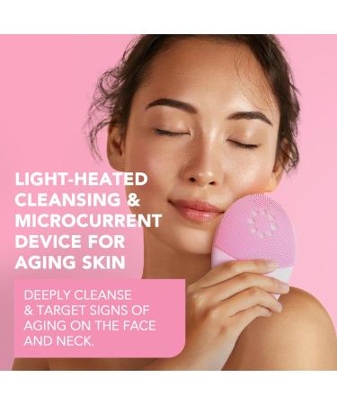FOREO Luna 4 Plus Facial Cleansing Brush with Red LED Mask - Antiaging Face Massager for Deep Cleansing & Firming - Microcurrent Face Sculptor - Normal Skin Care - Buy Online on SooperMarket.com
