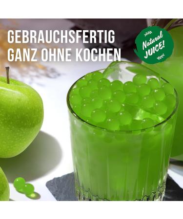 Inspire Food Bubble Tea Pearls - Vegan & Gluten-Free Green Apple Popping Boba - 3.2kg Pack for Delicious Bubble Tea - Buy Online on SooperMarket.com