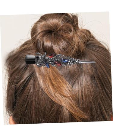 minkissy clips Metal rhinestone hair barrette crocodile skin alligator hair clip Miss - Buy Online on SooperMarket.com