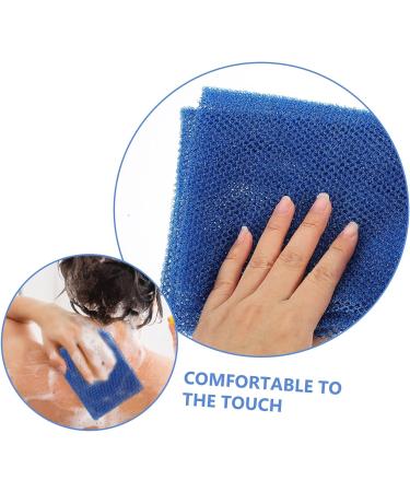 FRCOLOR 2pcs Exfoliating Mesh African Body Scrubber - Men's Terry Towels & Women's Bath Sponges for Shower Cleaning - Buy Online on SooperMarket.com