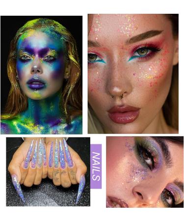 Bezavea Eyeshadow Palette Makeup Set 40 Colors Eyeshadow Palette Makeup 40 Blendable Shades with Highly Pigmented Glitters Shimmers for Day or Night Looks Neon Eyeshadow Makeup Palette - Buy Online on SooperMarket.com