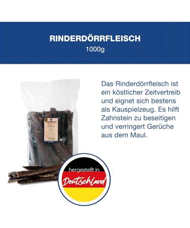Schwenner Beef Jerky for Dogs - Delicious 1000g Chew Sticks | Premium Dried Meat Treats for Dogs - Buy Online on SooperMarket.com