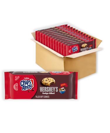 CHIPS AHOY! Chewy Hershey's Fudge Filled Soft Cookies 12 - 9.6 oz Packages