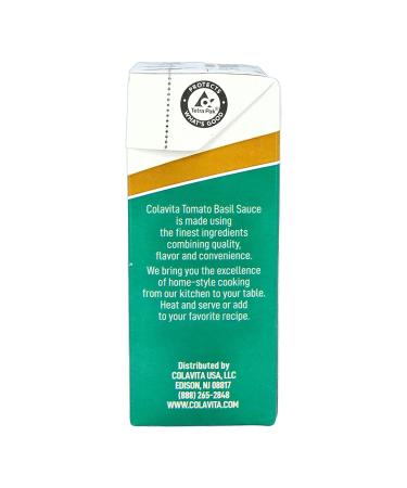 Colavita Tomato Basil Pasta Sauce Recart 13.76 Oz (Pack of 16) | Authentic Italian Recipe with Fresh Non-GMO Ingredients | Gluten-Free and Sustainable Packaging from Italy - Buy Online on SooperMarket.com