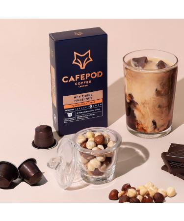 CafePod Hazelnut Flavoured Coffee Pods - 60 Nespresso Compatible Capsules - Buy Online on SooperMarket.com