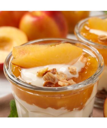 VitaVeggy Peach Puree 1kg - Pure White Peach Fruit Puree for Smoothies Juices Sauces & Sorbets - No Preservatives or Aroma - Food-United - Buy Online on SooperMarket.com