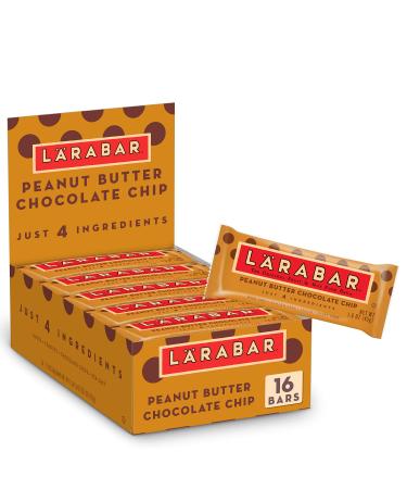 Larabar Peanut Butter Chocolate Chip Gluten Free Vegan Fruit & Nut Bar 1.6 oz Bars 16 Ct