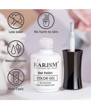RARJSM Milky White Gel Polish 15ML French White Nail Art Manicure Varnish LED UV Gel Polish - Buy Online on SooperMarket.com