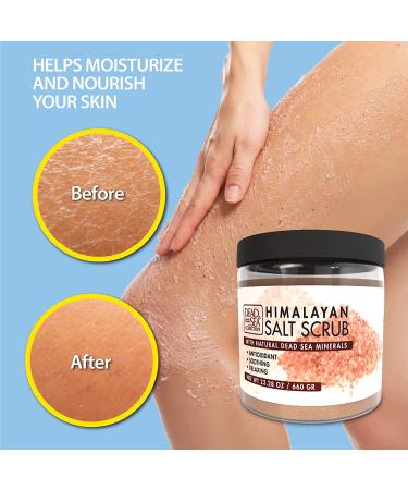 Dead Sea Collection Salt Body Scrub 23.28 OZ with Himalayan Salt & Organic Oils - Buy Online on SooperMarket.com
